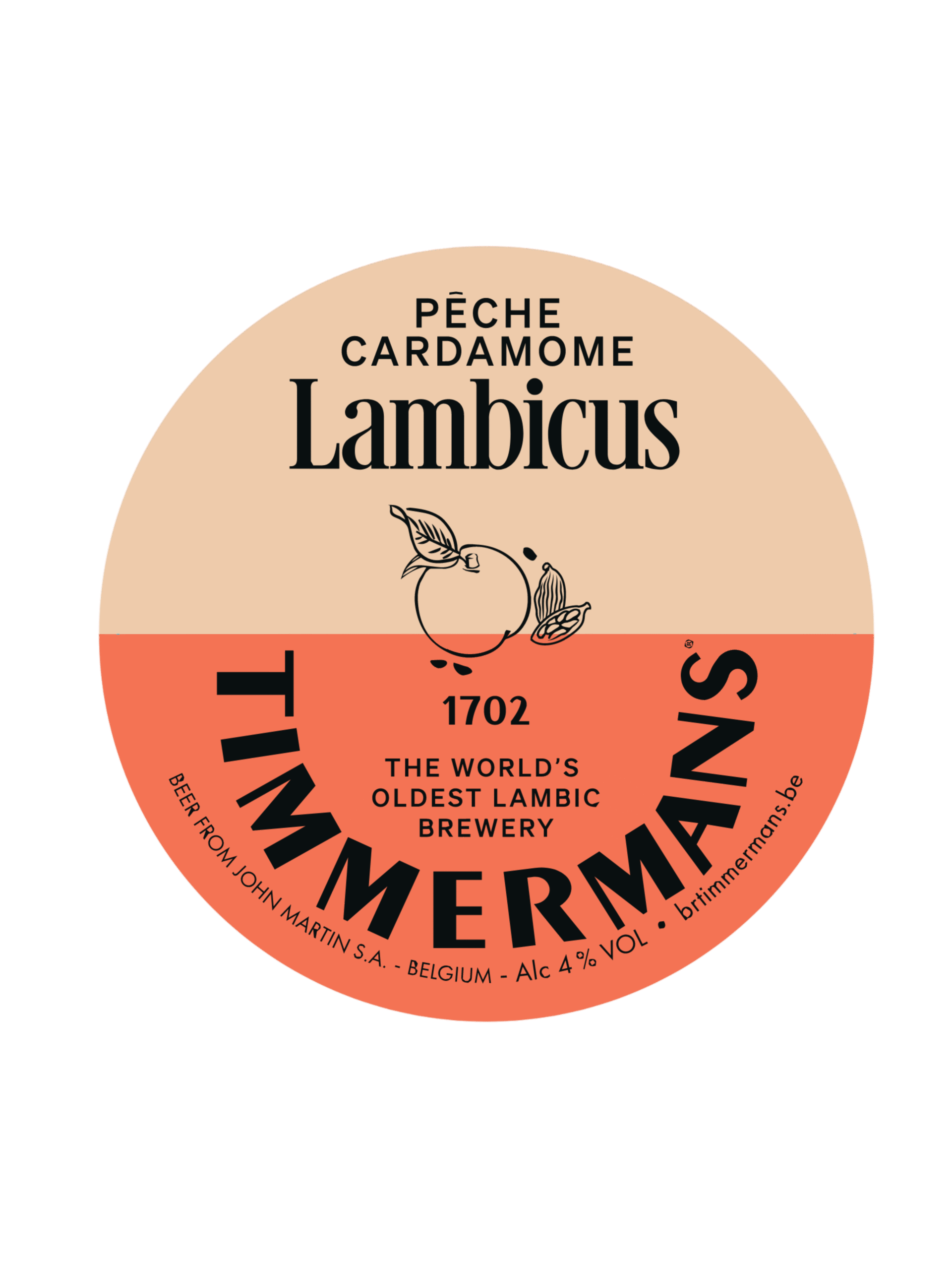 Peche & Cardamome 20L Keykeg